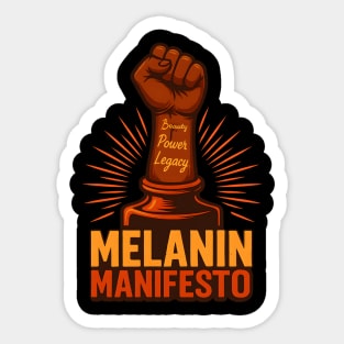 Melanin Manifesto Sticker